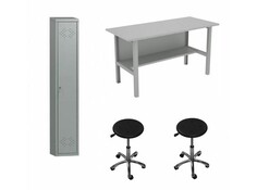 Комплект металлической мебели технического помещения Basic